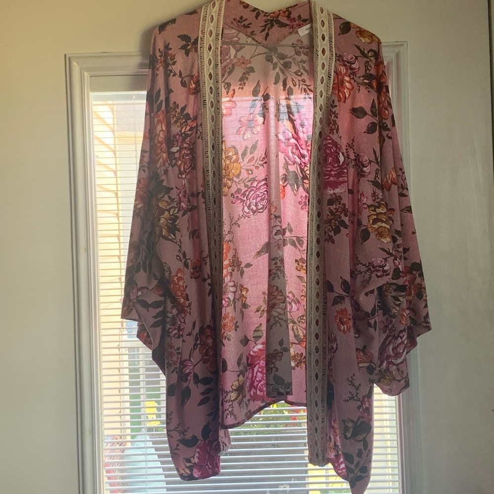 Women’s EYESHADOW Floral Duster 1X